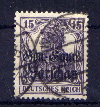 (048) Post in Polen Nr.12        O  gestempelt