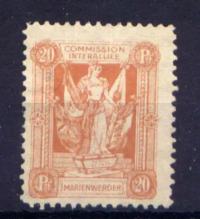 (017) Marienwerder Nr.4            (*)  ohne Gummierung