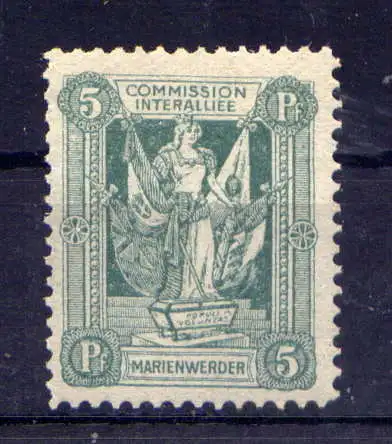 (022) Marienwerder Nr.1            **  postfrisch