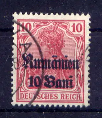 (006) Militärverwaltung in Rumänien Nr.9        O  gestempelt