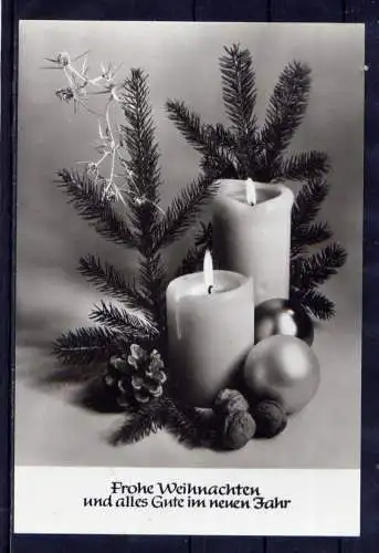 (5916) Weihnachten Kerzen    unbeschrieben DDR