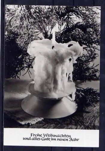 (5918) Weihnachten Kerze Gesteck    unbeschrieben DDR