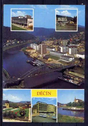 (5934) Decin - unbeschrieben / Tschechische Republik Tetschen Elbe Schloß