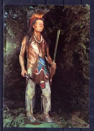 (5951) Radebeul - unbeschrieben / Sachsen Indianer-Museum Komantschen-Krieger