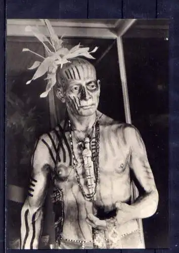(5952) Radebeul - unbeschrieben / Sachsen Indianer-Museum Irokesen.Häuptling