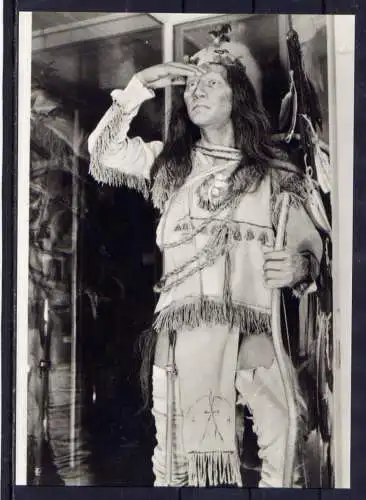 (5956) Radebeul - unbeschrieben / Sachsen Indianer-Museum Apatschen - Krieger