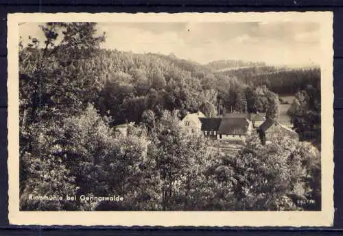 (5978) Gerinswalde / Langenau - beschrieben / Sachsen Rinnmühle Gaststätte