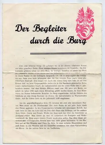 (5980) Sloup - Beschreibung der Felsenburg in Deutsch!