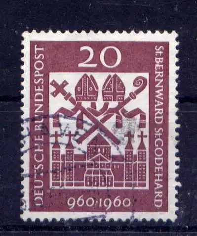 (13844) BRD Nr.336                      O  gestempelt