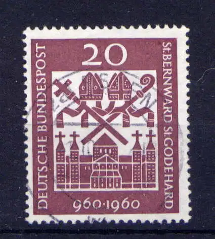 (13845) BRD Nr.336                      O  gestempelt