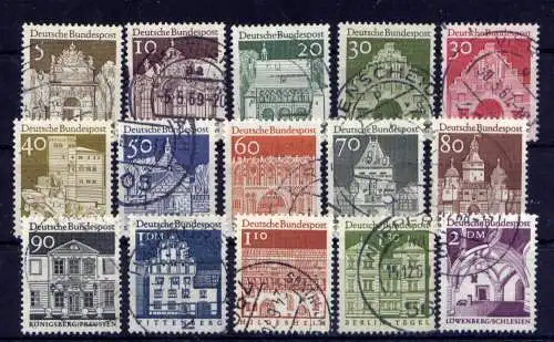 (13873) BRD Nr.489/503                      O  gestempelt