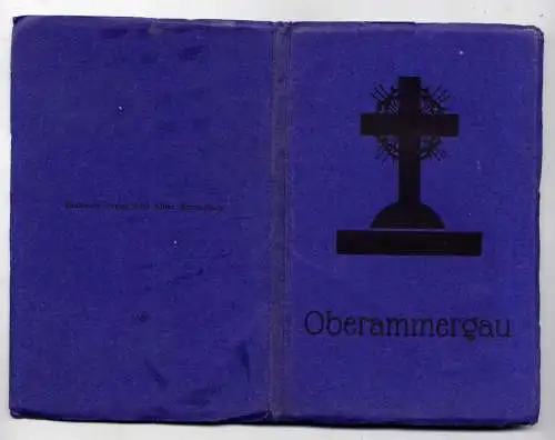 (5982) Oberammergau Liporello - unbeschrieben / Bayern alt 12 Karten