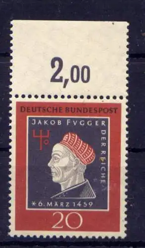 (13931) BRD Nr.307                      **  postfrisch Rand