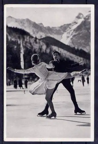 (008) Olympia 1936 Sammelbild Nr.71 / Sammelwerk Nr.13 - Band 1 / Gruppe 56 / Geschwister Pausin Österreich