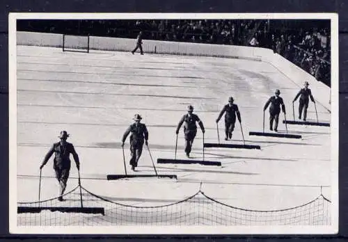 (010) Olympia 1936 Sammelbild Nr.40 / Sammelwerk Nr.13 - Band 1 / Gruppe 56 / Schneeschipper