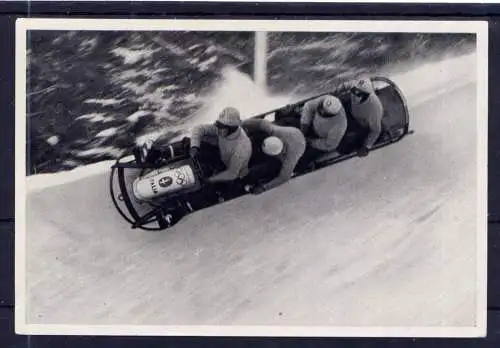 (016) Olympia 1936 Sammelbild Nr.57 / Sammelwerk Nr.13 - Band 1 / Gruppe 53 / Bob Italien I