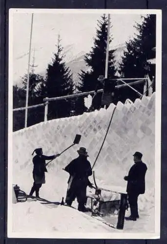 (020) Olympia 1936 Sammelbild Nr.52 / Sammelwerk Nr.13 - Band 1 / Gruppe 56 / Bobbahn