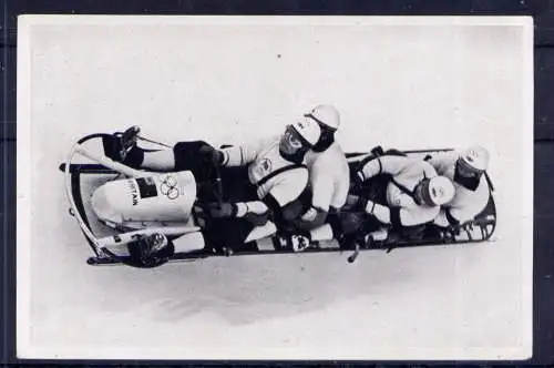 (022) Olympia 1936 Sammelbild Nr.48 / Sammelwerk Nr.13 - Band 1 / Gruppe 54 / Bob Großbritannien I