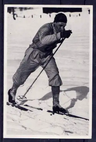 (030) Olympia 1936 Sammelbild Nr.12 / Sammelwerk Nr.13 - Band 1 / Gruppe 53 / Oddbjörn Hagen Norwegen