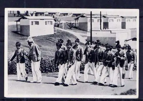 (035) Olympia 1936 Sammelbild Nr.138 / Sammelwerk Nr.13 - Band 1 / Gruppe 54 / indische Hockeyspieler