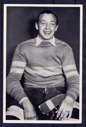 (036) Olympia 1936 Sammelbild Nr.38 / Sammelwerk Nr.13 - Band 1 / Gruppe 53 / Gustav Jaenicke Deutschland Eishockey