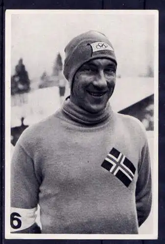 (045) Olympia 1936 Sammelbild Nr.41 / Sammelwerk Nr.13 - Band 1 / Gruppe 53 / Ivar Ballangrud Norwegen