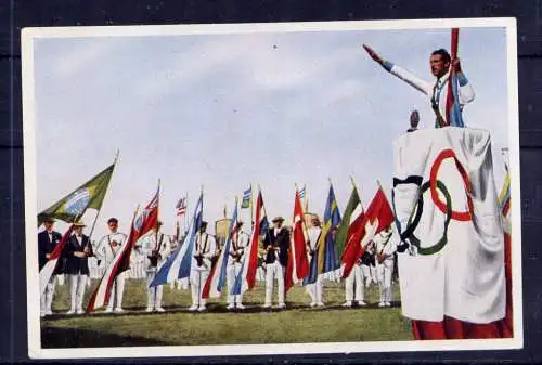 (046) Olympia 1936 Sammelbild Nr.95 / Sammelwerk Nr.13 - Band 1 / Gruppe 54 / Olympia Paris 1924