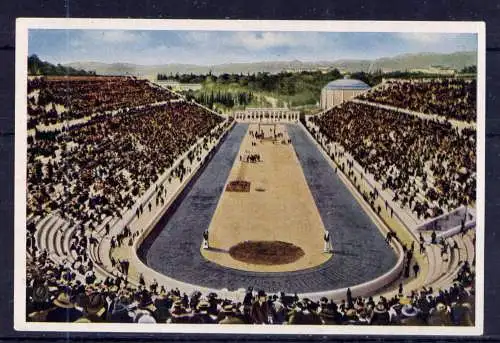 (048) Olympia 1936 Sammelbild Nr.91 / Sammelwerk Nr.13 - Band 1 / Gruppe 54 / Olympia-Stadion Athen