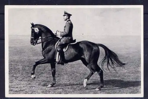 (055) Olympia 1936 Sammelbild Nr.166 / Sammelwerk Nr.13 - Band 1 / Gruppe 56 / Hauptmann Viebig auf ,,Gimpel"