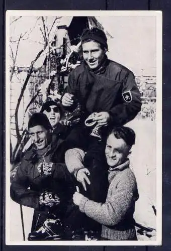 (058) Olympia 1936 Sammelbild Nr.11 / Sammelwerk Nr.13 - Band 1 / Gruppe 56 / Christl Cranz Deutschland