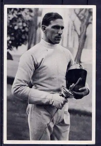 (073) Olympia 1936 Sammelbild Nr.164 / Sammelwerk Nr.13 - Band 1 / Gruppe 56 / Oberleutnant Petnehazy Ungarn
