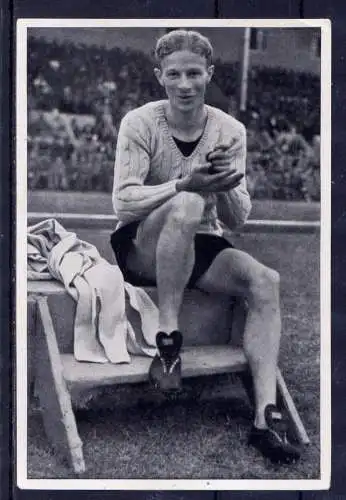 (079) Olympia 1936 Sammelbild Nr.133 / Sammelwerk Nr.13 - Band 1 / Gruppe 54 / Jack Lovelock Neuseeland