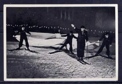 (083) Olympia 1936 Sammelbild Nr.86 / Sammelwerk Nr.13 - Band 1 / Gruppe 53 / olympisches Banner