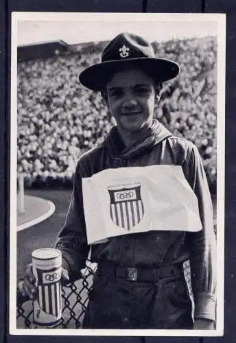 (107) Olympia 1936 Sammelbild Nr.112 / Sammelwerk Nr.13 - Band 1 / Gruppe 56 / Olympiafonds USA