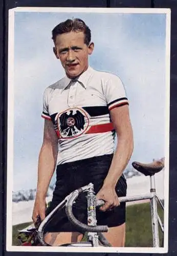 (113) Olympia 1936 Sammelbild Nr.154 / Sammelwerk Nr.13 - Band 1 / Gruppe 54 / Toni Merkens Deutschland