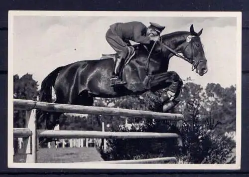 (121) Olympia 1936 Sammelbild Nr.167 / Sammelwerk Nr.13 - Band 1 / Gruppe 53 / Oberleutnant Brandt auf ,,Baron IV"