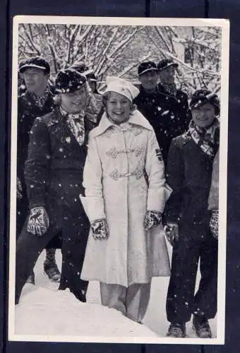 (122) Olympia 1936 Sammelbild Nr.4 / Sammelwerk Nr.13 - Band 1 / Gruppe 56 / Sonja Henie Norwegen
