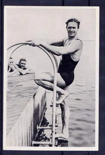 (123) Olympia 1936 Sammelbild Nr.156 / Sammelwerk Nr.13 - Band 1 / Gruppe 56 / Peter Fick USA