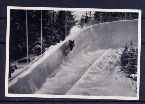 (127) Olympia 1936 Sammelbild Nr.55 / Sammelwerk Nr.13 - Band 1 / Gruppe 54 / Viererbob Tschechoslowakei