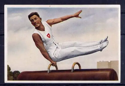 (132) Olympia 1936 Sammelbild Nr.153 / Sammelwerk Nr.13 - Band 1 / Gruppe 54 / Eugen Mack Schweiz