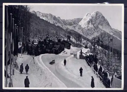 (143) Olympia 1936 Sammelbild Nr.53 / Sammelwerk Nr.13 - Band 1 / Gruppe 55 / Olympia Bobbahn