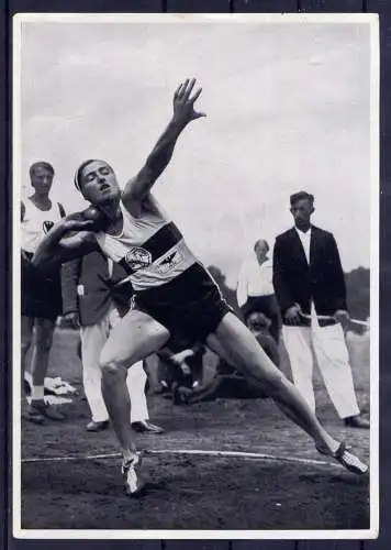 (145) Olympia 1936 Sammelbild Nr.136 / Sammelwerk Nr.13 - Band 1 / Gruppe 55 / Gisela Mauermayer Deutschland