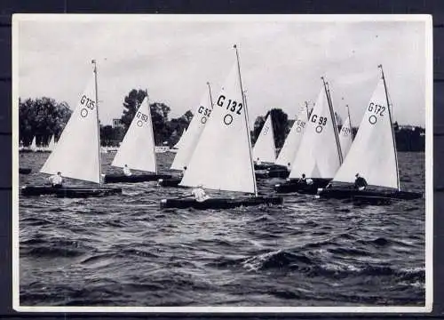 (150) Olympia 1936 Sammelbild Nr.161 / Sammelwerk Nr.13 - Band 1 / Gruppe 55 / Olympia-Jollen