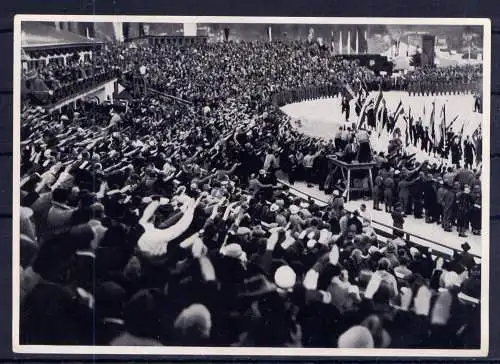 (151) Olympia 1936 Sammelbild Nr.82 / Sammelwerk Nr.13 - Band 1 / Gruppe 55 / Olympia-Schlußfeier