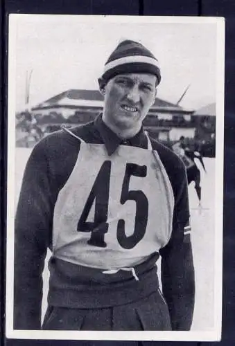 (160) Olympia 1936 Sammelbild Nr.29 / Sammelwerk Nr.13 - Band 1 / Gruppe 54 / Reidar Andersen Norwegen