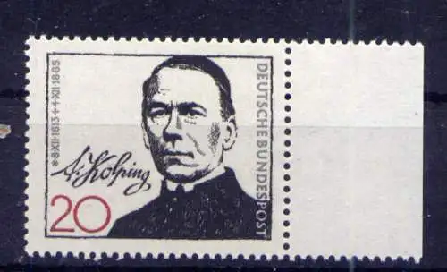 (13968) BRD Nr.477                      **  postfrisch Rand 