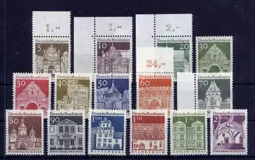 (13971) BRD Nr.489/503                      **  postfrisch Rand 