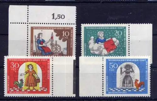 (13976) BRD Nr.538/41                      **  postfrisch Rand