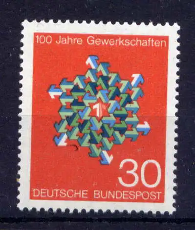 (13989) BRD Nr.570                      **  postfrisch 