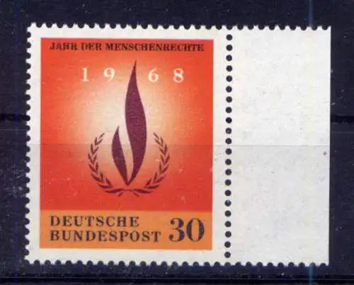 (13991) BRD Nr.575                      **  postfrisch Rand 